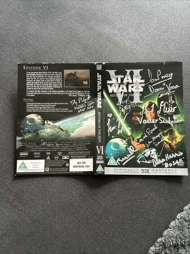 Star wars autographed dvd - star,