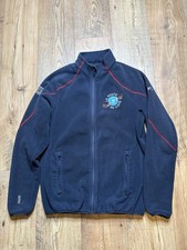 Musto Arctic 200 Fleece Jacket Men L Navy Transat Jacques Vabre Embroidered Sail