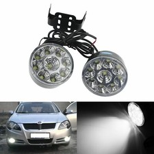 Round Super Flux 9 LED Bulb