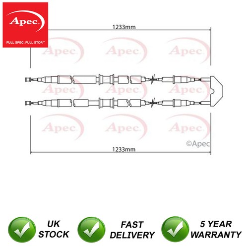 Hand brake cable rear - brake,