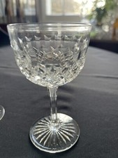 Six Thomas Webb Normandy Pattern Port Glasses