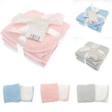 ELLI & RAFF 100% COTTON SOFT NEWBORN BABY HOODED BATH TIME SHOWER TOWELS WRAP 