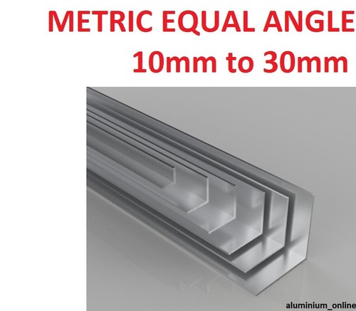 Aluminium angle equal metric - aluminium,