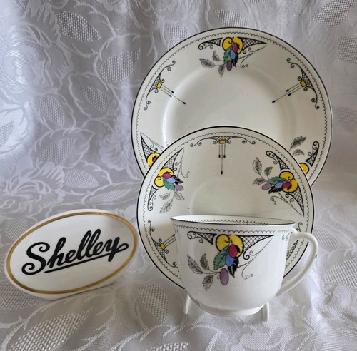 Shelley art deco trio - deco, kenneth