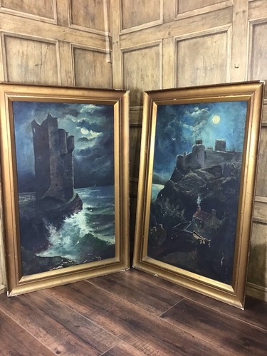 Antique oil paintings - antique,
