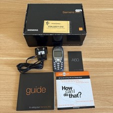 Siemens A60 Grey Mobile Phone Bundle - Boxed VGC