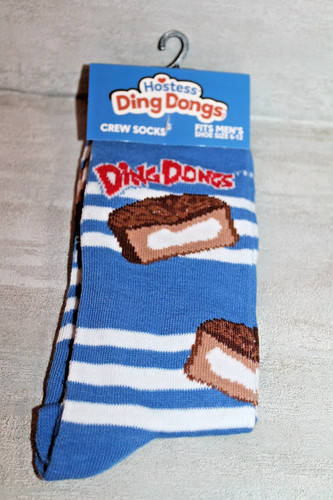 Hostess ding dongs food socks - dongs,
