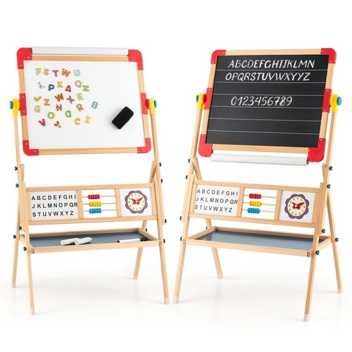 Kids wooden art easel - wooden,