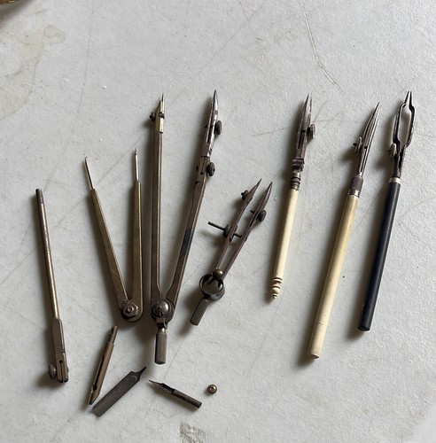 Vintage drafting drawing - drafting,