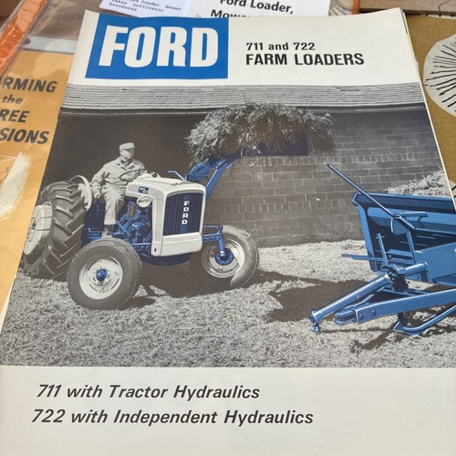 Ford 711 722 tractor loader - ford,