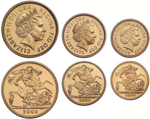 Elizabeth 2008 coin proof - 2008, 3-coin