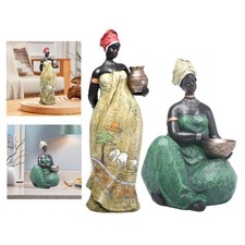 African Women Statue Desktop