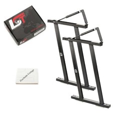 2x locking rails with hinge