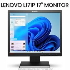 Lenovo L171P 17" LCD Monitor DVI-D VGA With & Without Stand