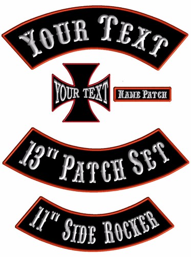 Custom embroidered rocker - custom,