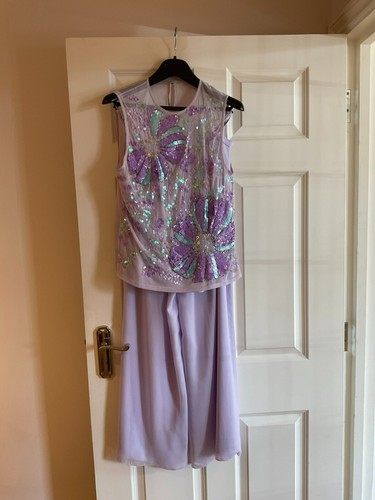Evening trouser suit three - evening, suit,