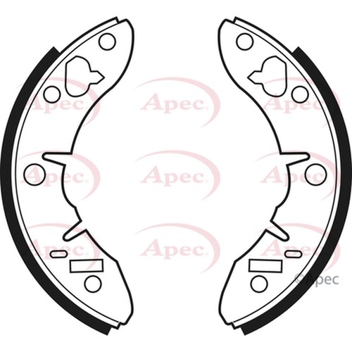 Brake shoes set - shoes,