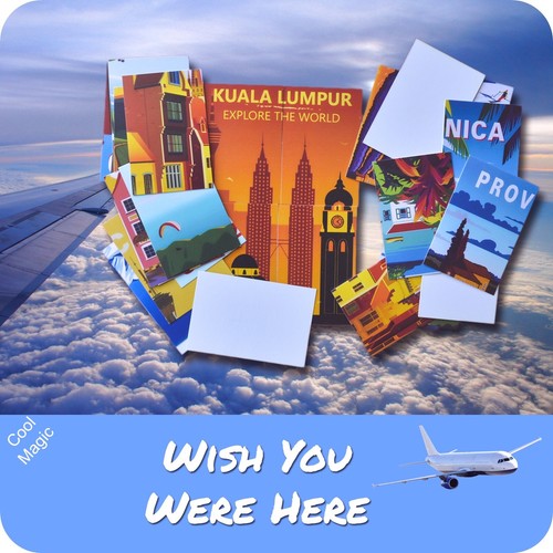 Wish you were here card - you,