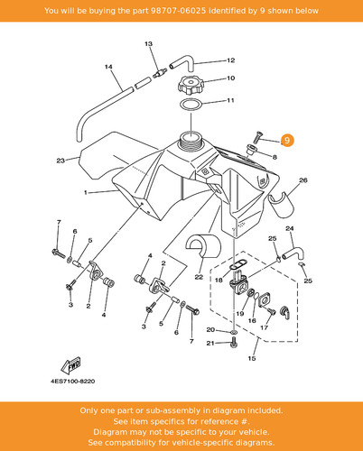 Yamaha screw flat - yamaha, screw,