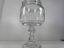 Footed Stem Glass Large Mason Jar No Lid