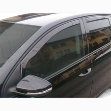 For Volkswagen VW GOLF MK6 2008-2012 5 Door Hatchback Wind Deflectors 4pc Tinted