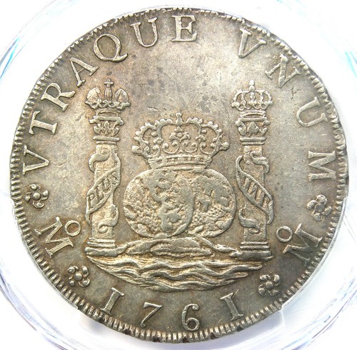 1761 mexico pillar dollar - pillar, 8