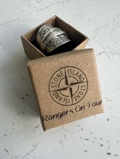Glasgow Rangers Stone Island Ring Up Cycled from Silver Plated Flatware