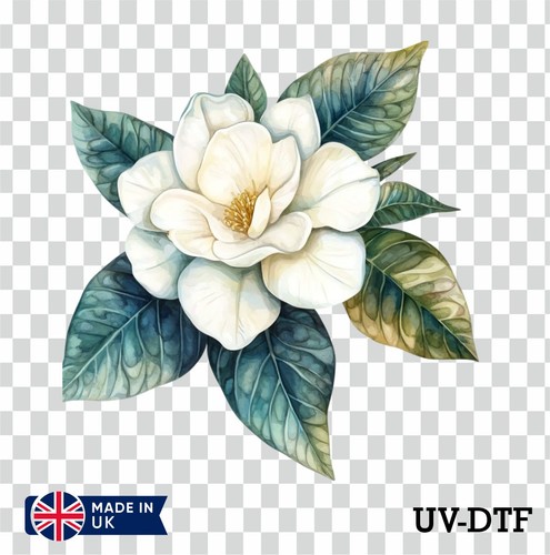 Die cut magnolia - flower, dtf