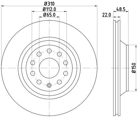 Mintex mdc1813 rear brake - 2x,