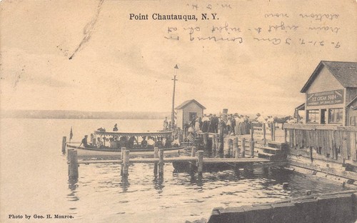 Ice cream soda boat landing - ice,