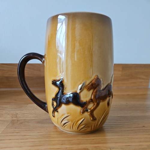 Sylvac wild horses tankard - sylvac,