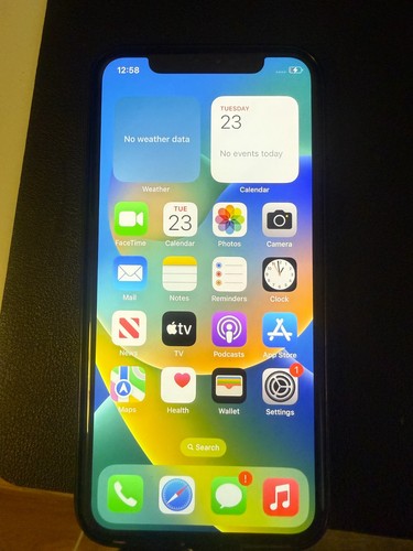 Apple iphone 64gb black - x,