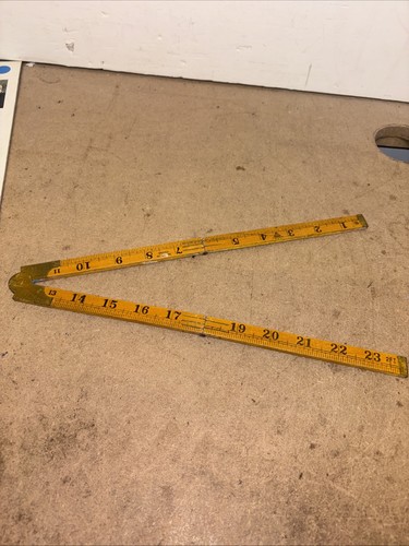 Vintage wooden folding 2ft - vintage,