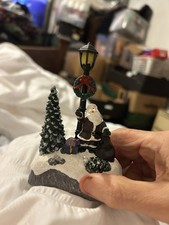 Resin Singing Santa Ornament 