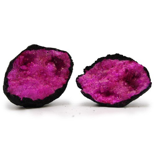 Coloured calcite geode dark - coloured,