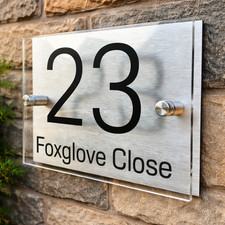 House number plaques door - house,