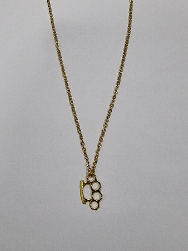 Knuckle duster necklace - knuckle,