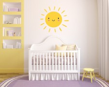 Smiling Sun Wall Sticker