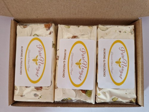 Homemade artisan nougat - 3x,