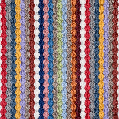 Rainbow dotted stripe pattern - rainbow,