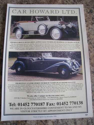 Car howard ltd - ltd,