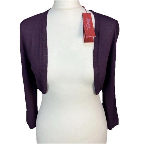 Monsoon purple bolero shrug - purple, uk
