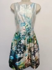 Zara Fish Ocean Flare Satin