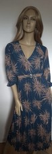 Stunning Pleated Dress By New Collection Italy Size 6 NWOT Lined Pleated Belted