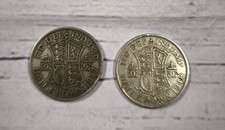 George VI Half-Crown Coins: 1947 1948