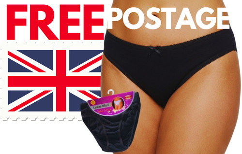 Pack ladies black briefs - pack,