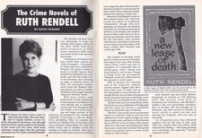 THE CRIME NOVELS OF RUTH RENDELL. THIS IS AN ORIGINAL ARTICLE SEPARATED FROM AN