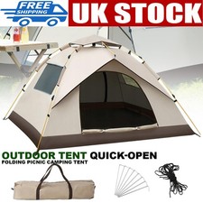 2-3 Man Automatic Instant Double Layer Pop Up Camping Tent Waterproof Outdoor