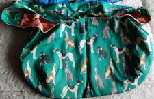 Greyhound Whippet Dog Print Shoulder Bag