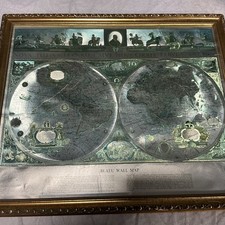 BLAEU WALL MAP Gold Foil New